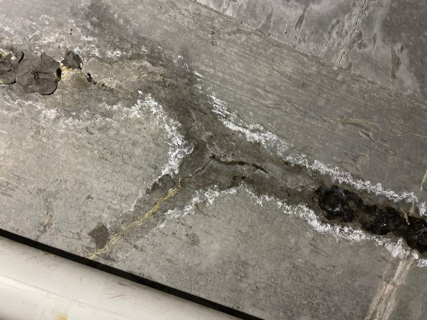 A leak that has returned after already being supposedly fixed.