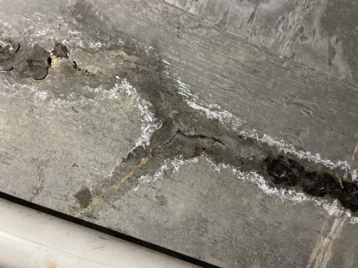 A leak that has returned after already being supposedly fixed.