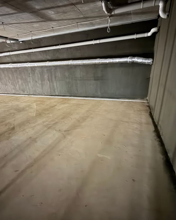 Basement car park structure with waterproofing and concrete repair works