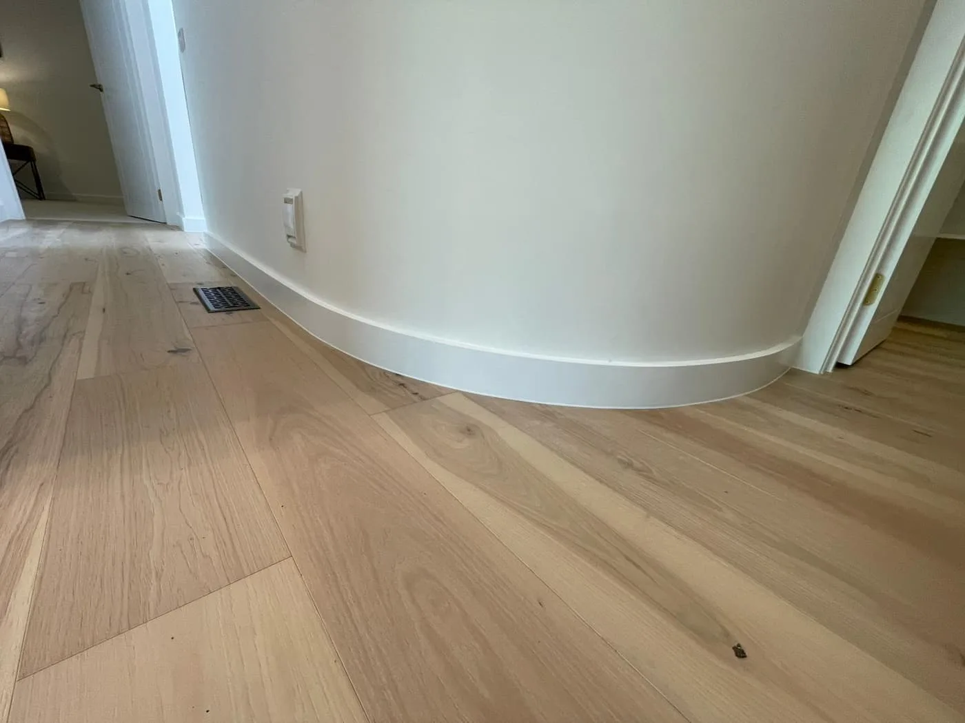 Professional caulking application